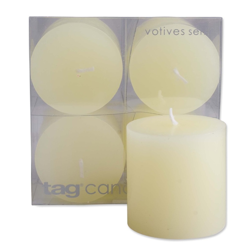 Mini Pillar Candle – set/4 – white