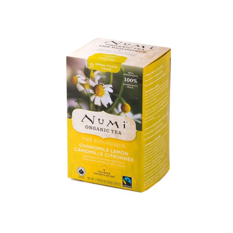 Numi Organic Chamomile Lemon Tea Bags (Case of 108)