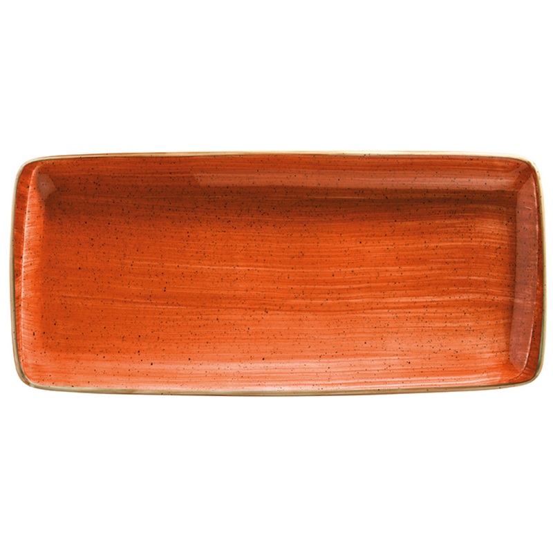 Terracota 13.5″ x 6″ x h:0.75″ Rectangular Terracotta Porcelain Platter