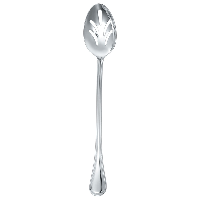 Walco UL-126 Ultra 13 1/8″ 18 1/10 Stainless Steel Extra Heavy Weight Long Handle Slotted Spoon