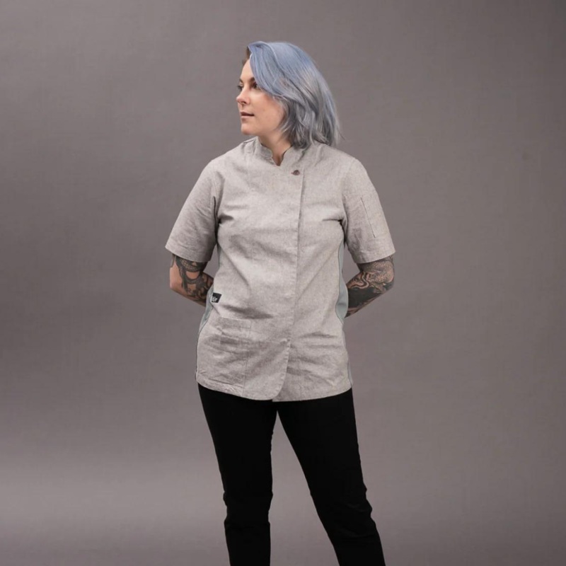 Women’s Recycled Chef Coat  – Medium