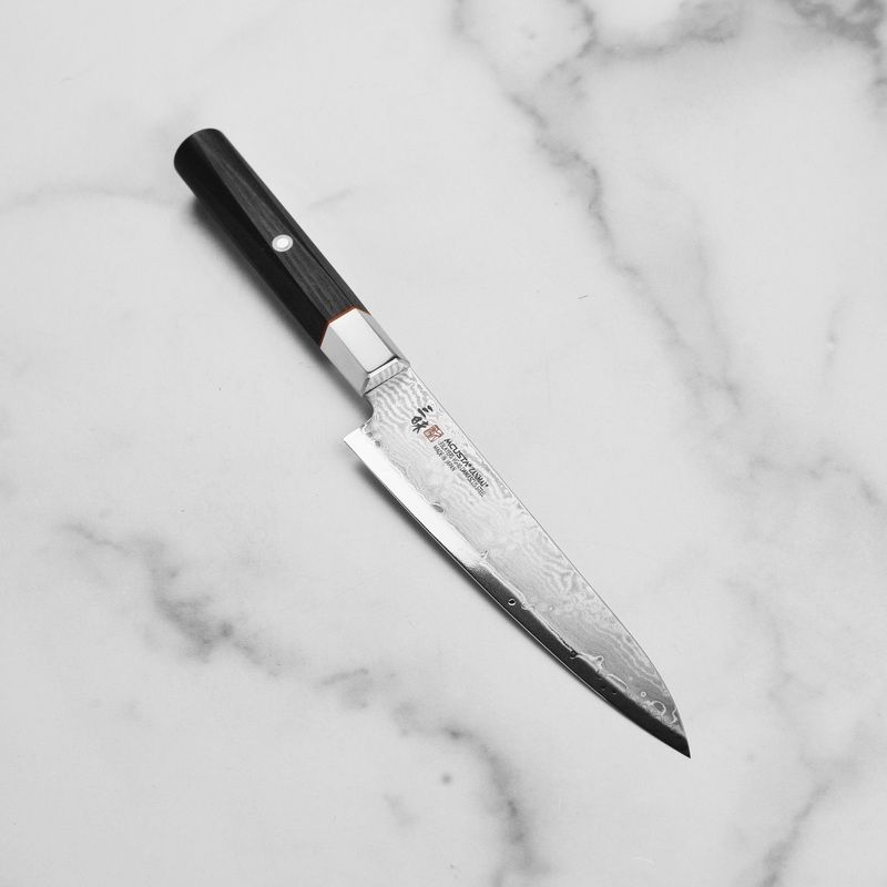 Zanmai Hybrid Damascus Splash 5.9″ Petty
