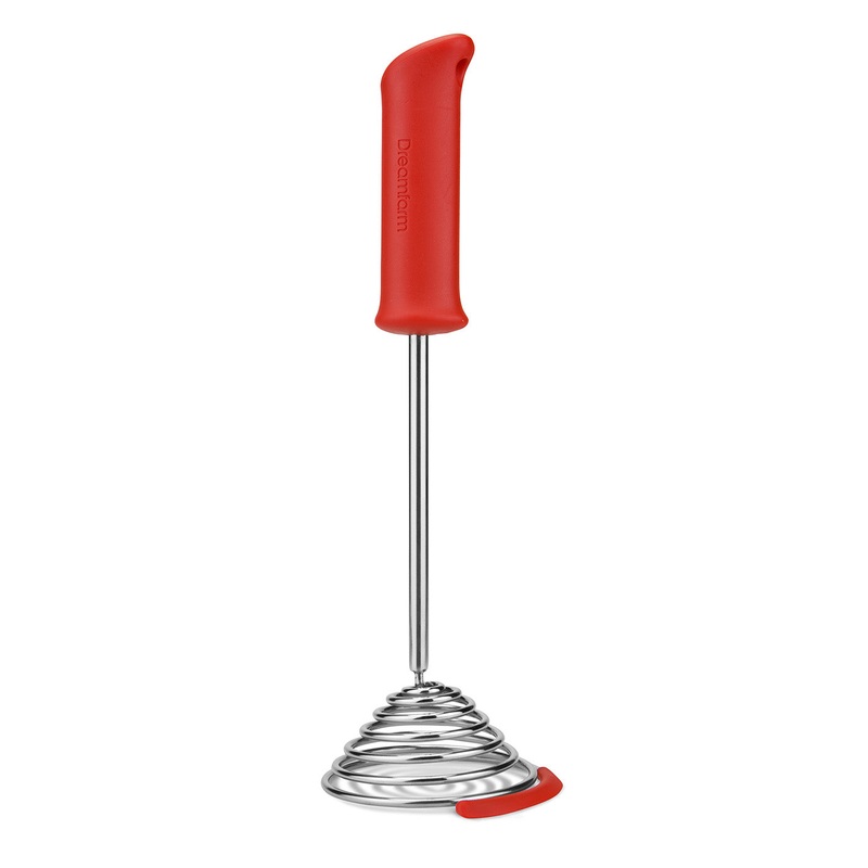 Dreamfarm Smood  Spring Coil Potato Masher with Silicone Pot Scraper