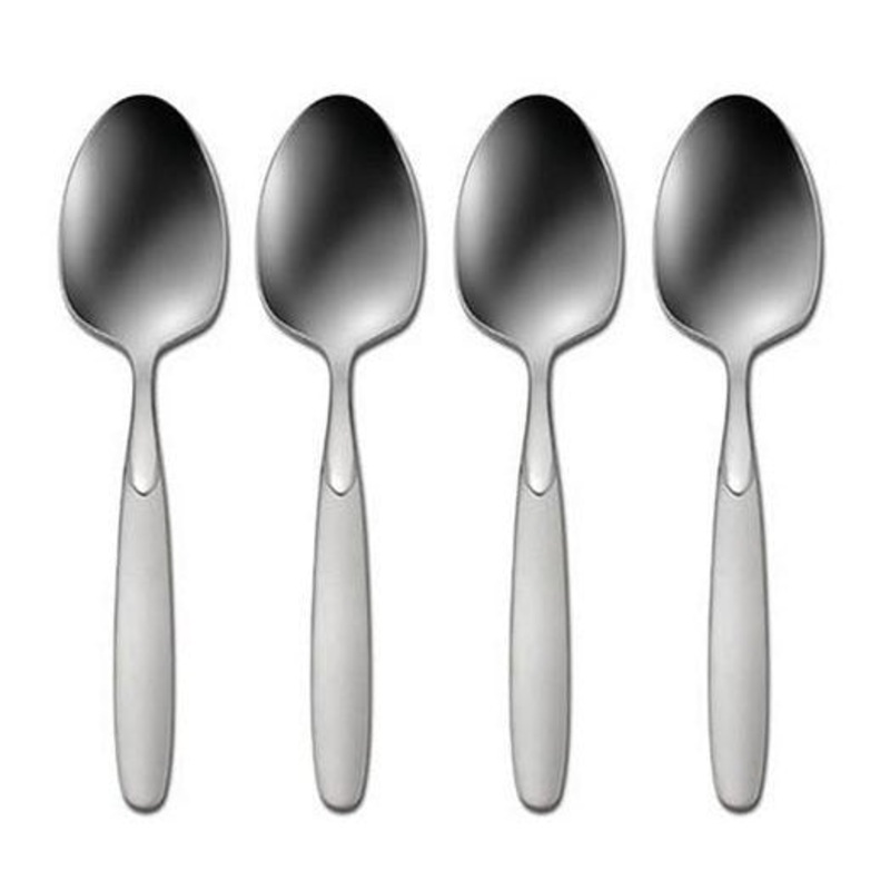 Oneida Paradox Set of 4 Dinner / Oval Bowl Soup Spoons 7 1/4″