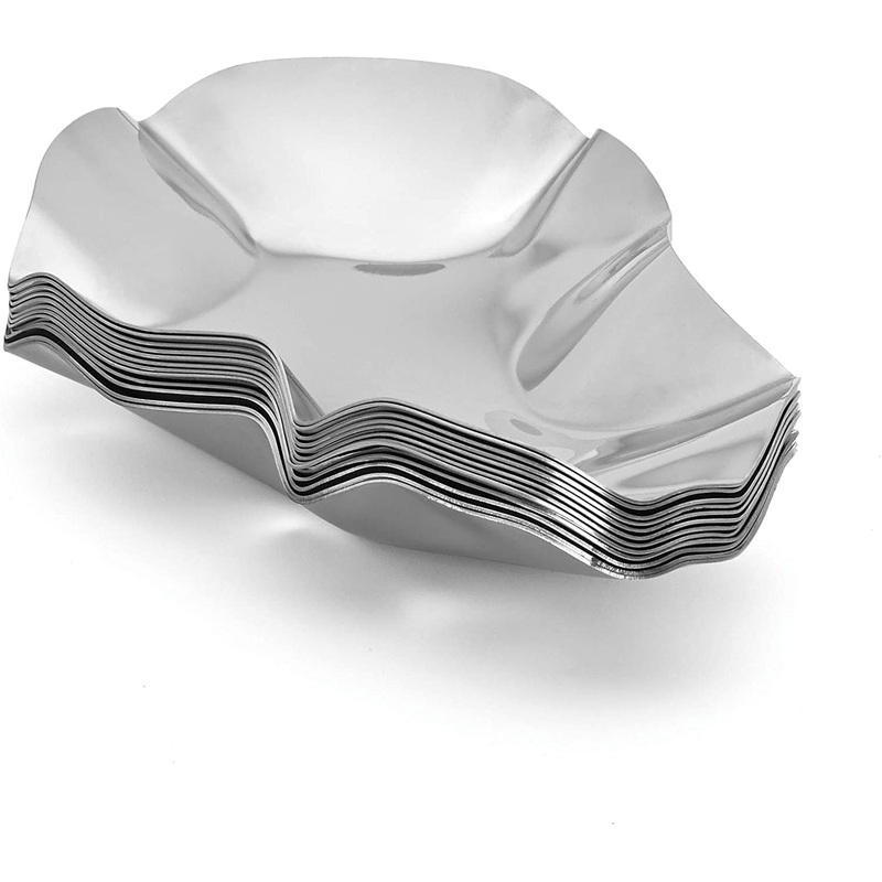 Outset Stainless Steel Grillable Oyster Shells, S/12