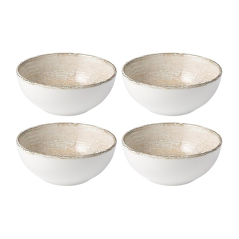 Patera dia.4.5″ h:2.25″ 10 oz. Round Decorated Porcelain Bowl (Set of 4)