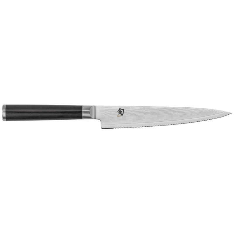 Shun – Classic Serrated Utility  6″
