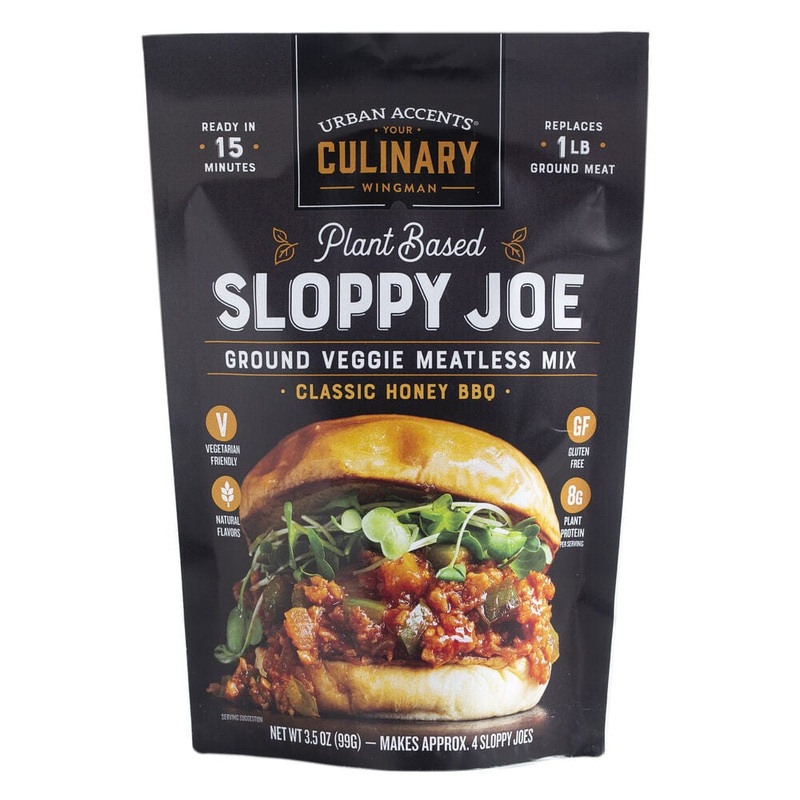 Urban Accents Plant Based Sloppy Joe Mix 3.5 oz – Classic Honey BBQ