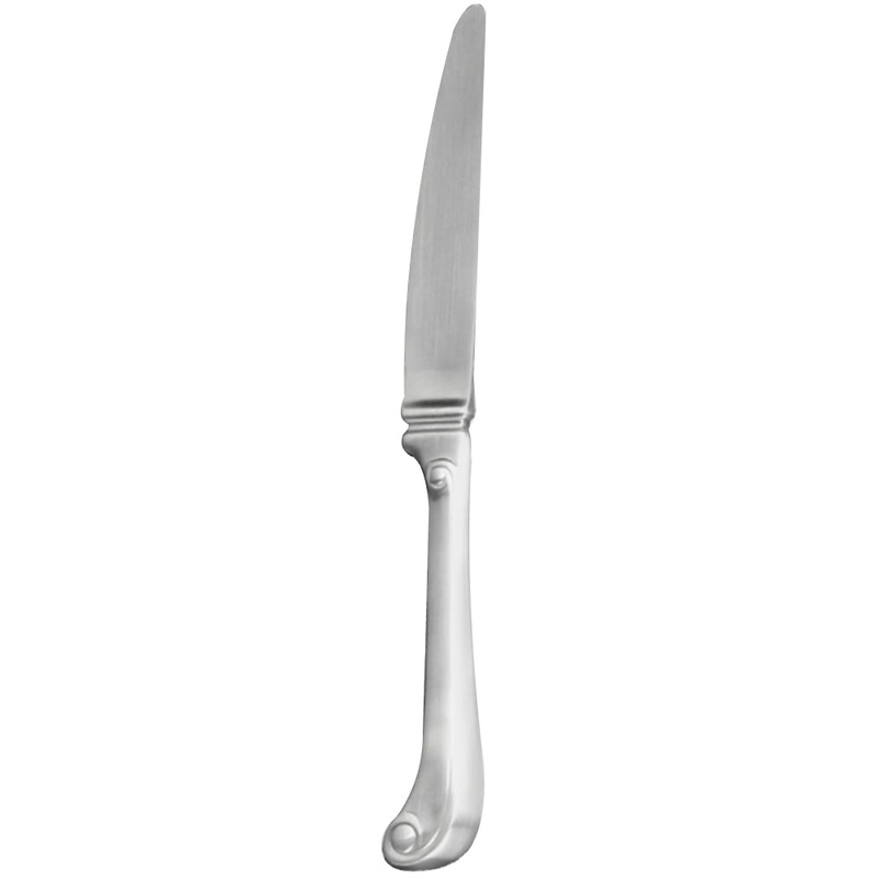 Walco 5642 Susannah 9 7/16″ 18/10 Stainless Steel Extra Heavy Weight Standing Dinner Knife – 12/Pack