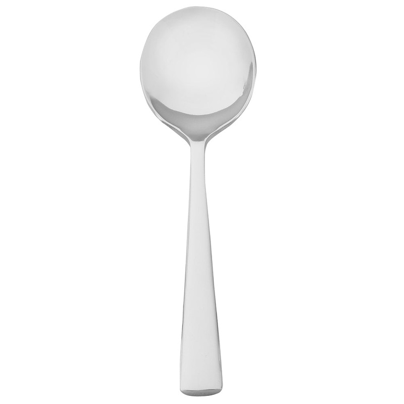 Walco AUD12 Audition 6 13/16″ 18/10 Stainless Steel Extra Heavy Weight Bouillon Spoon – 12/Pack