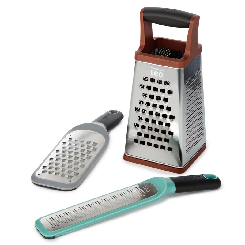 BergHOFF Leo 3Pc Ultra-Coarse Grater Set