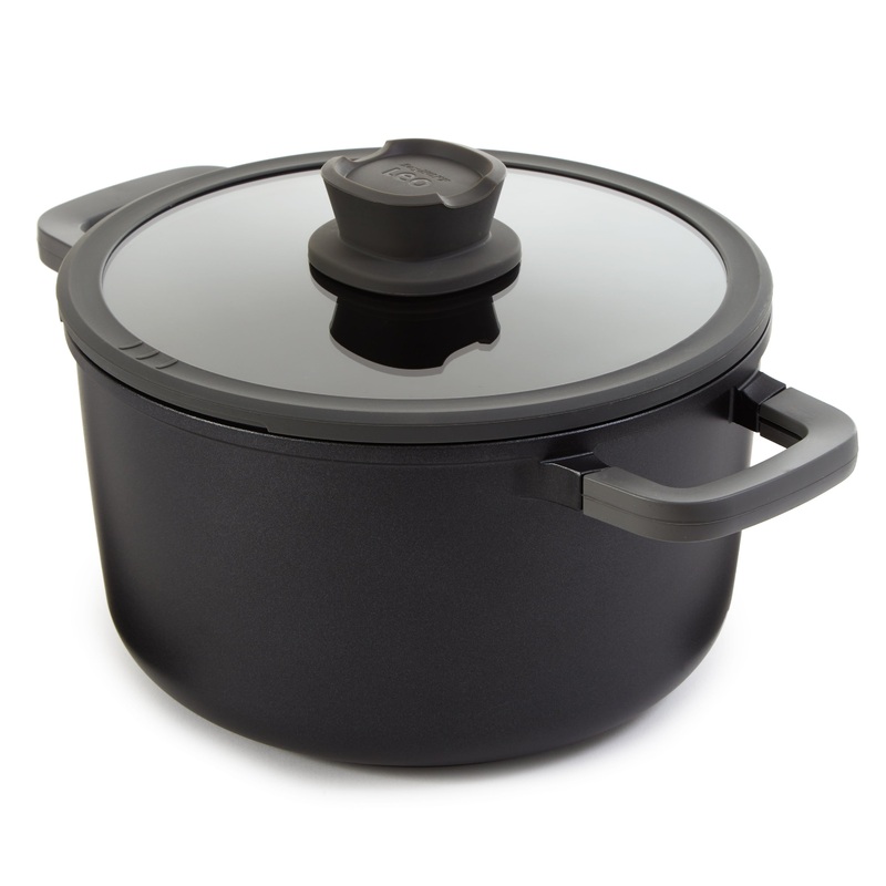 BergHOFF Leo Stone+ Nonstick Ceramic 10″ Stockpot 5.9qt, Recycled