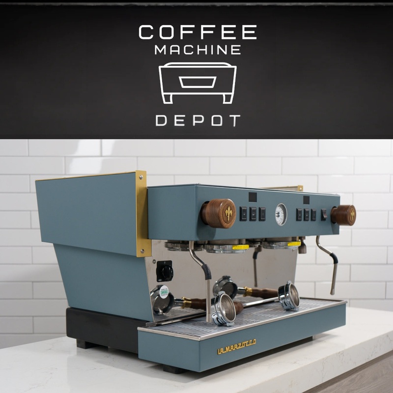Linea Classic S 2 Group AV Espresso Machine – Custom Grey with Wood