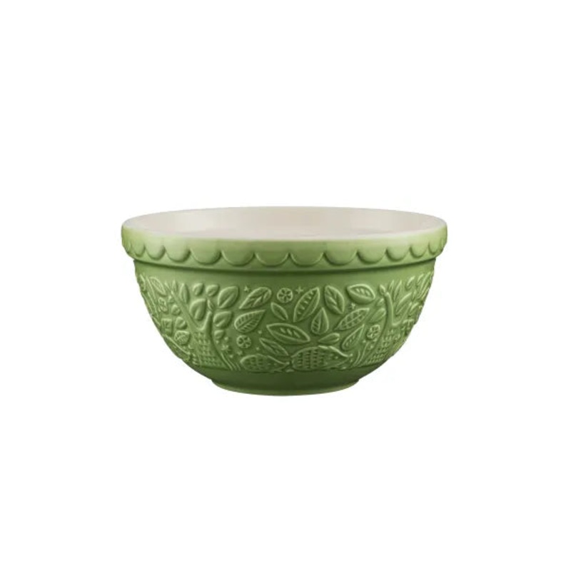 Mason Cash In The Forest S30 Green Mixing Bowl 8.25″