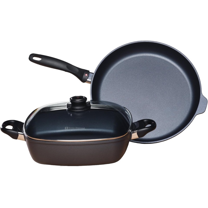 Swiss Diamond – 3 Pc. HD Nonstick Cookware Set