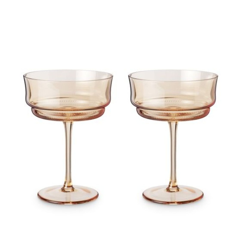 Tulip Coupe Glasses – 2 Pc Set
