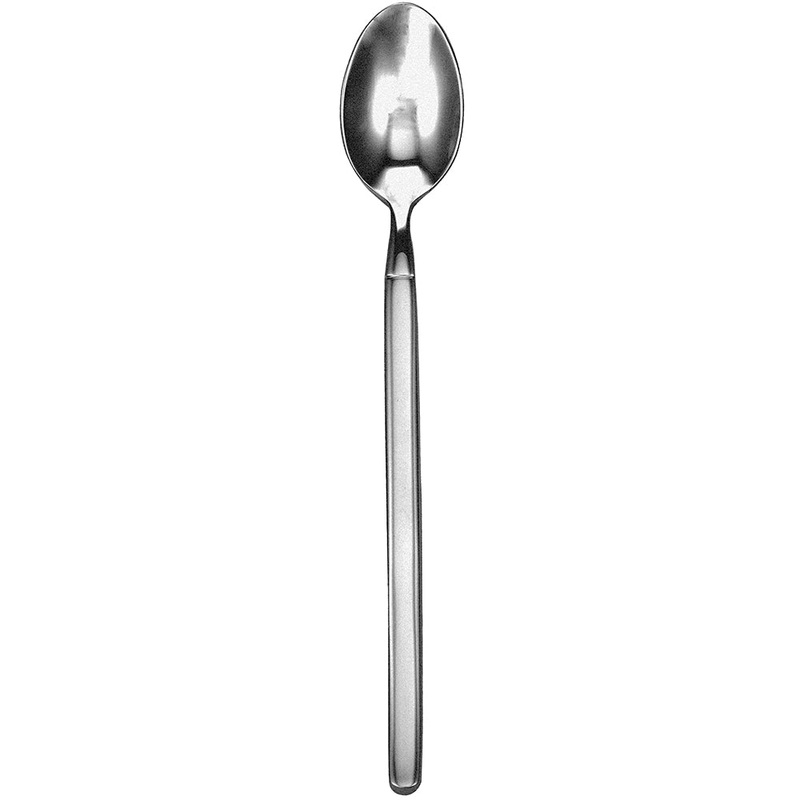 Walco 2504FS Vogue 7 1/4″ 18/10 Fieldstone Finish Stainless Steel Extra Heavy Weight Iced Tea Spoon – 12/Pack