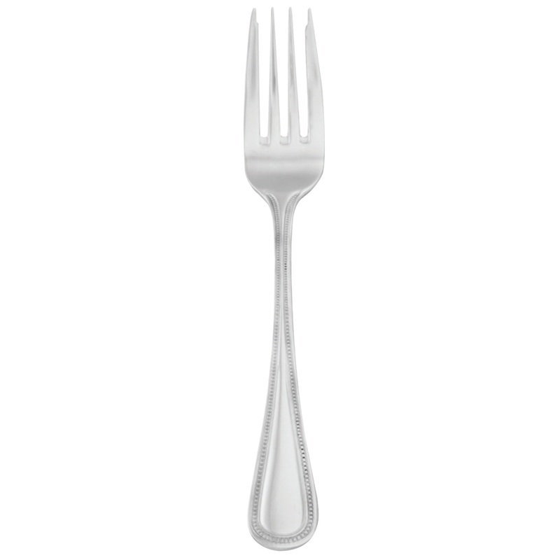 Walco 9206 Classic Bead 7″ 18/10 Stainless Steel Extra Heavy Weight Salad Fork – 12/Pack