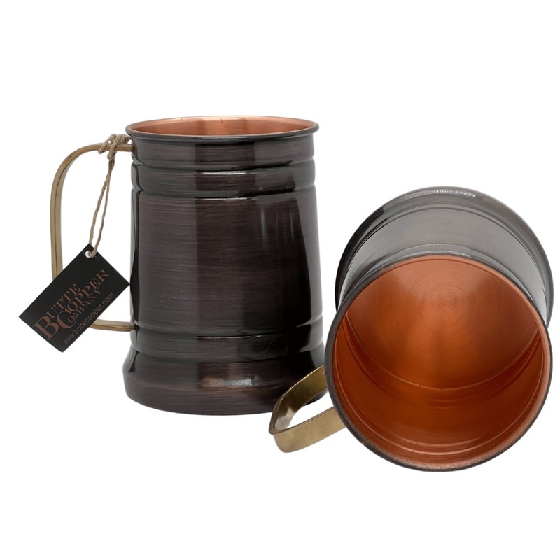 Antique Copper Tankard Mug
