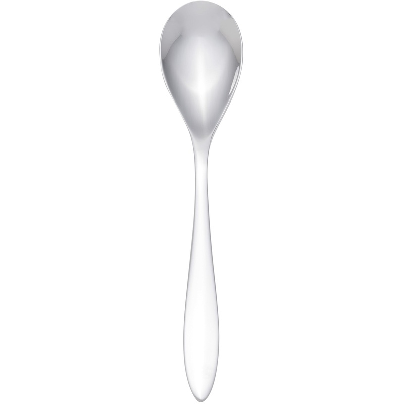 Arcoroc T3806 Nuovo 7 1/4″ 18/10 Stainless Steel Extra Heavy Weight Dessert Spoon by Arc Cardinal – 12/Pack