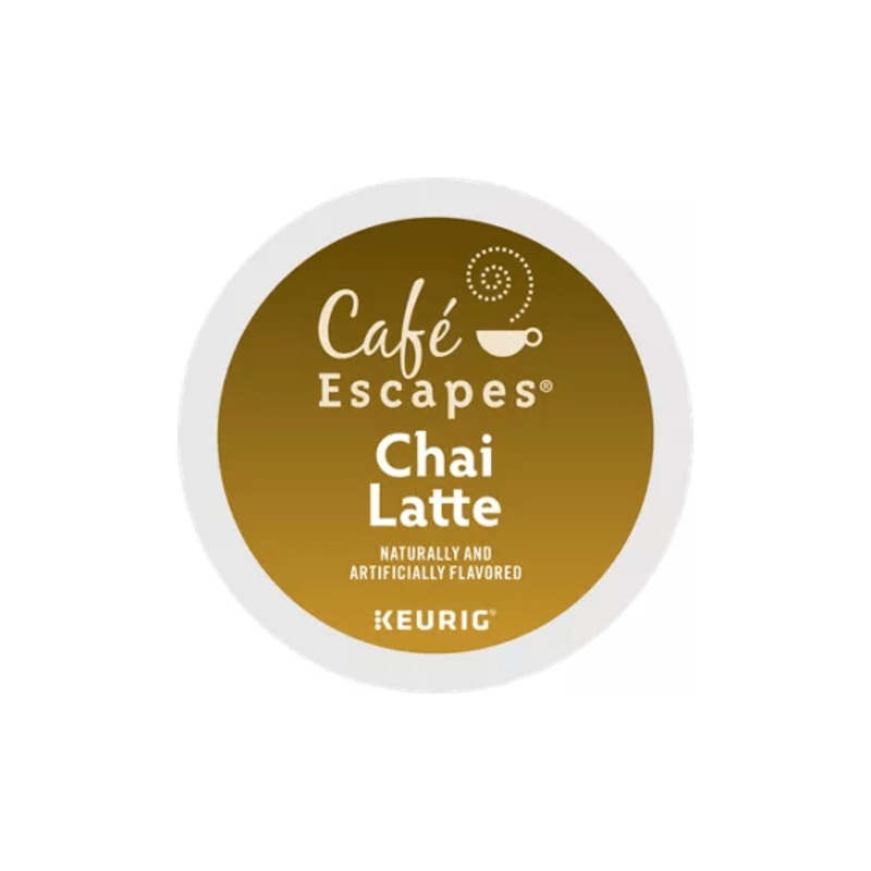 Caf Escapes Chai Latte K-Cup Tea – 24 Count Box