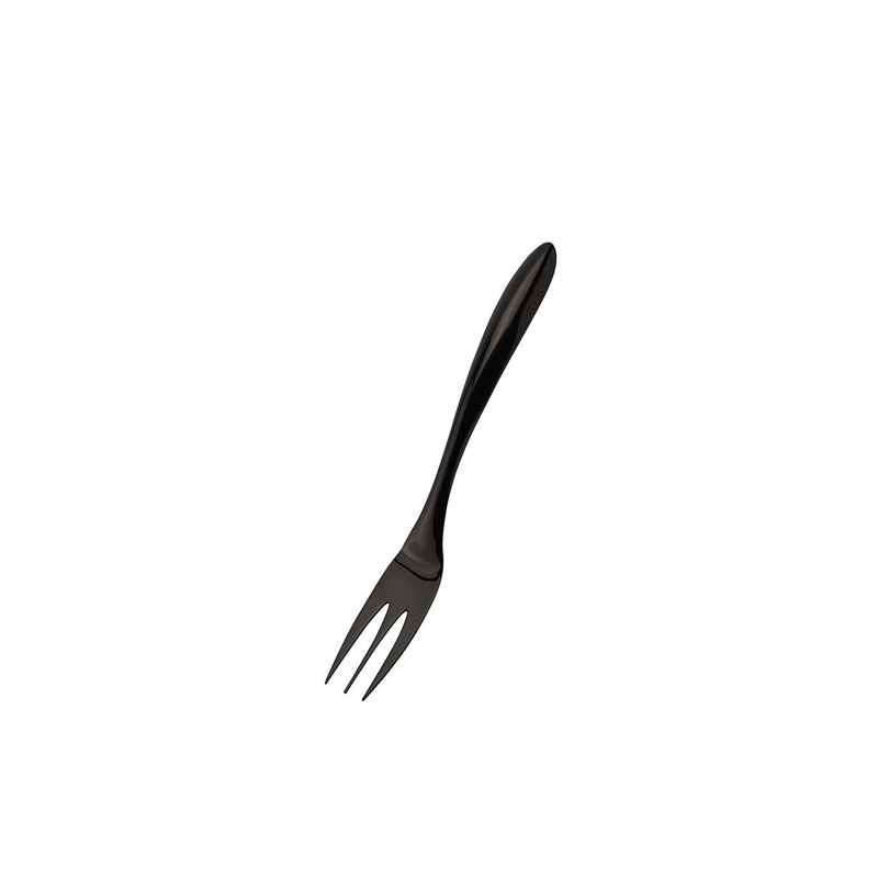 Cuisipro Black Tempo Noir Mirror Finished Fork, 10 inch