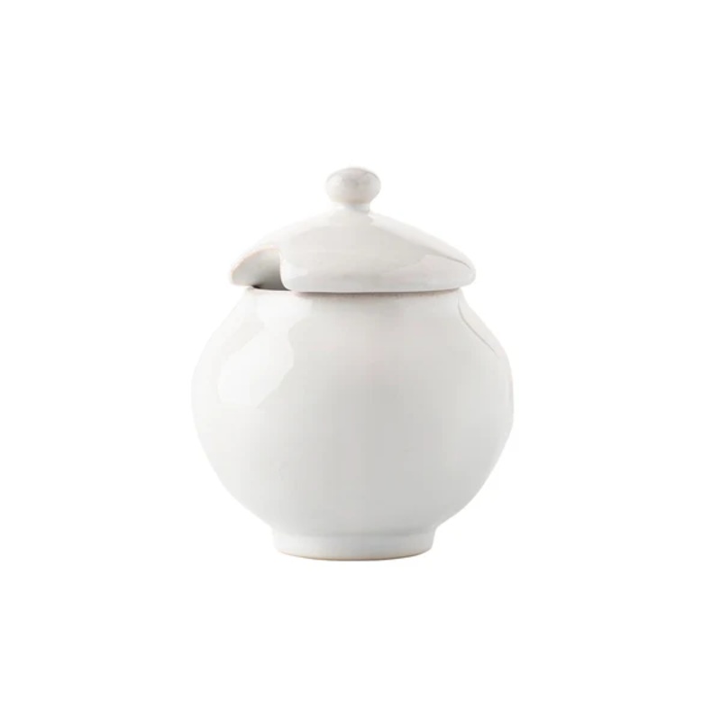 Juliska Puro Sugar Bowl with Lid – Whitewash