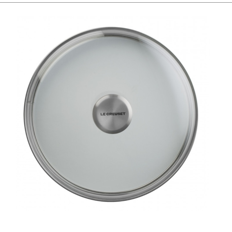 Le Creuset Glass Lid w/ Stainless Steel Knob – 8″