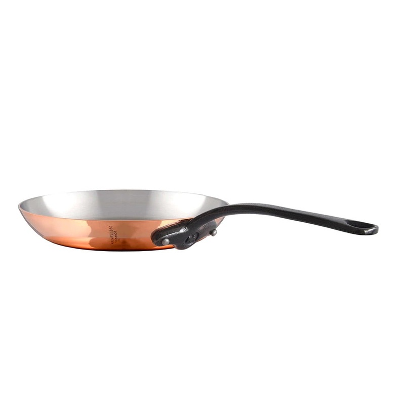 Mauviel M’150 Ci Frypan with Cast Iron Handle, 8 Inch