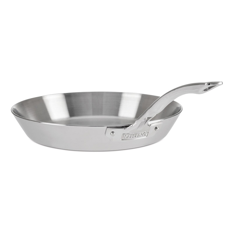 Viking Contemporary 3-Ply Stainless Steel 12-Inch Fry Pan