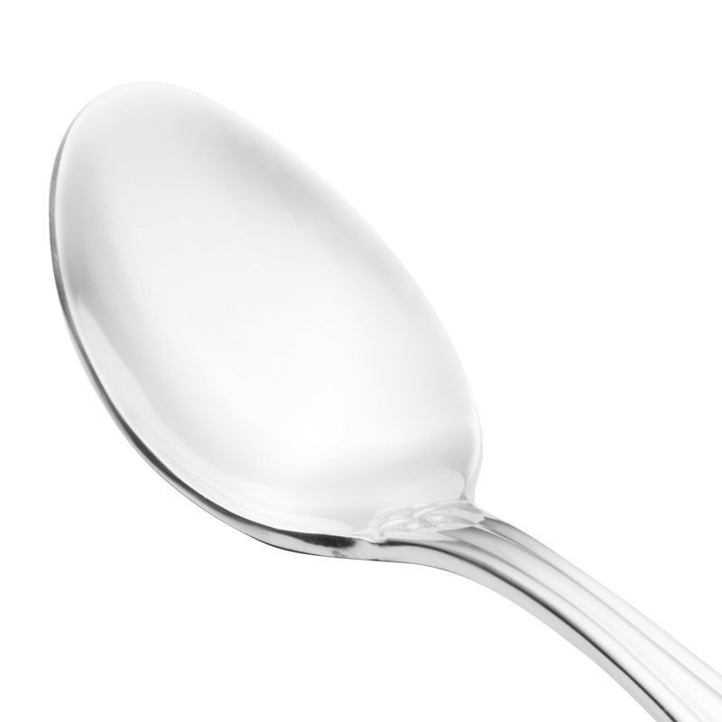 Walco 5401 Danish Pride 6 1/8″ 18/0 Stainless Steel Heavy Weight Teaspoon – 12/Pack