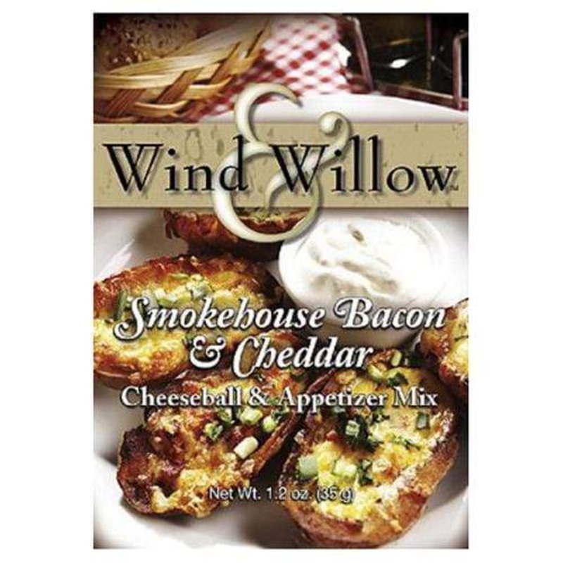 Wind & Willow Smokehouse Bacon & Cheddar Cheeseball & Appetizer Mix 1.2 oz