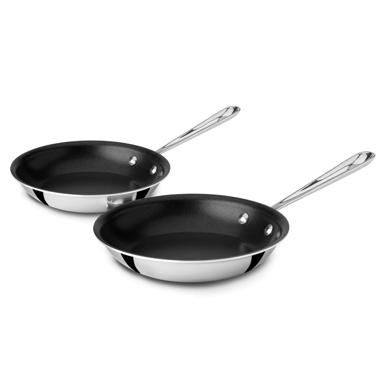 All Clad D3 – Stainless Nonstick Skillet Set