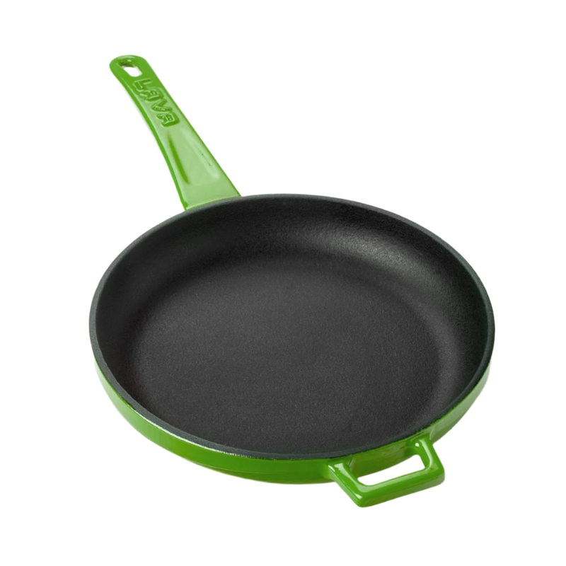 Cast Iron dia.7.75″ h:1″ Round Green Cast Iron Pan