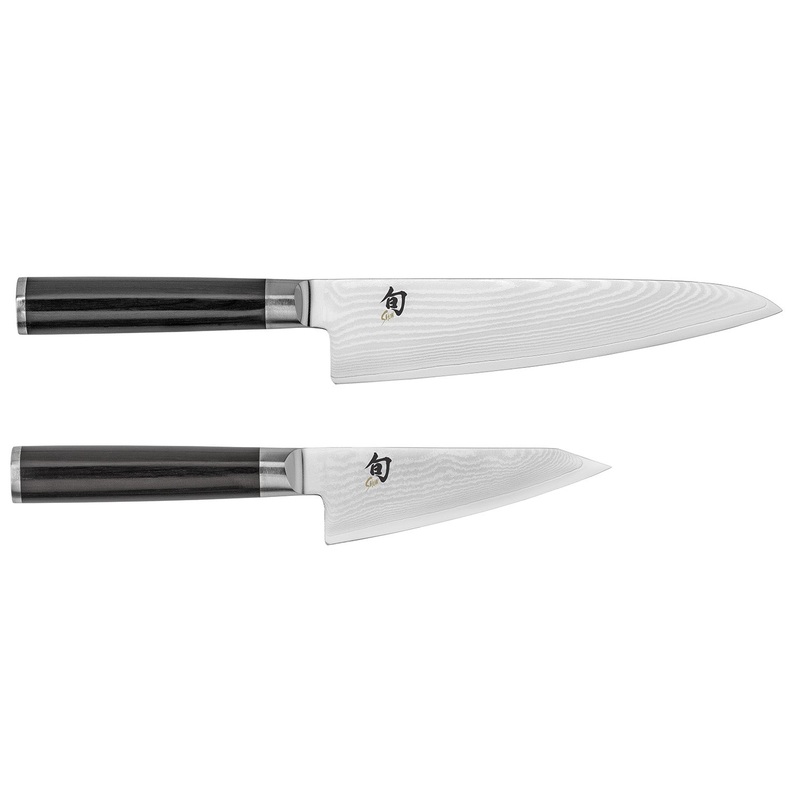 Shun Classic 2 Piece Asian Knife Set, 7-Inch Chef’s Knife, 4.5-Inch Prep Knife