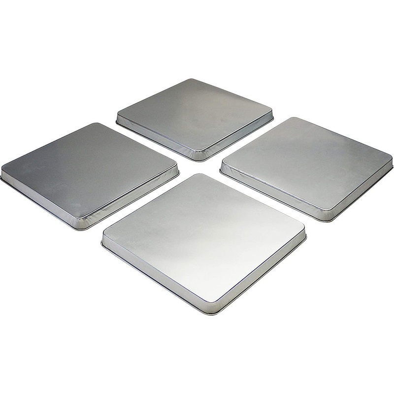 Stainless Steel Look Gas Burner Covers by Reston Lloyd