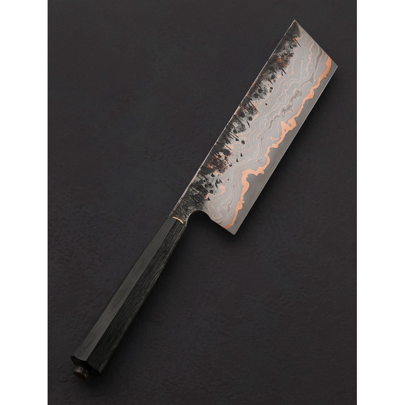 Wrought Copper Nakiri 202mm