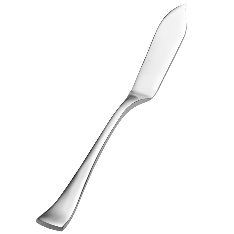 Bon Chef SBS3210 Aspen 7 1/8″ 13/0 Extra Heavy Weight Bonsteel Butter Knife – 12/Pack