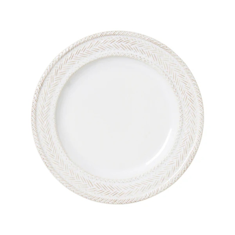 Juliska Le Panier Dessert/Salad Plate – Whitewash