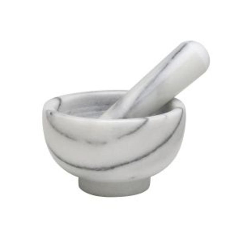 Marble Mortar & Pestle 4″