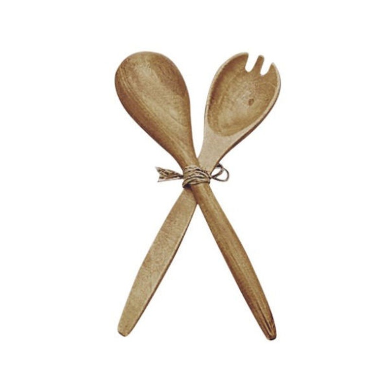 Pacific Merchants Serving Fork & Spoon – 12″