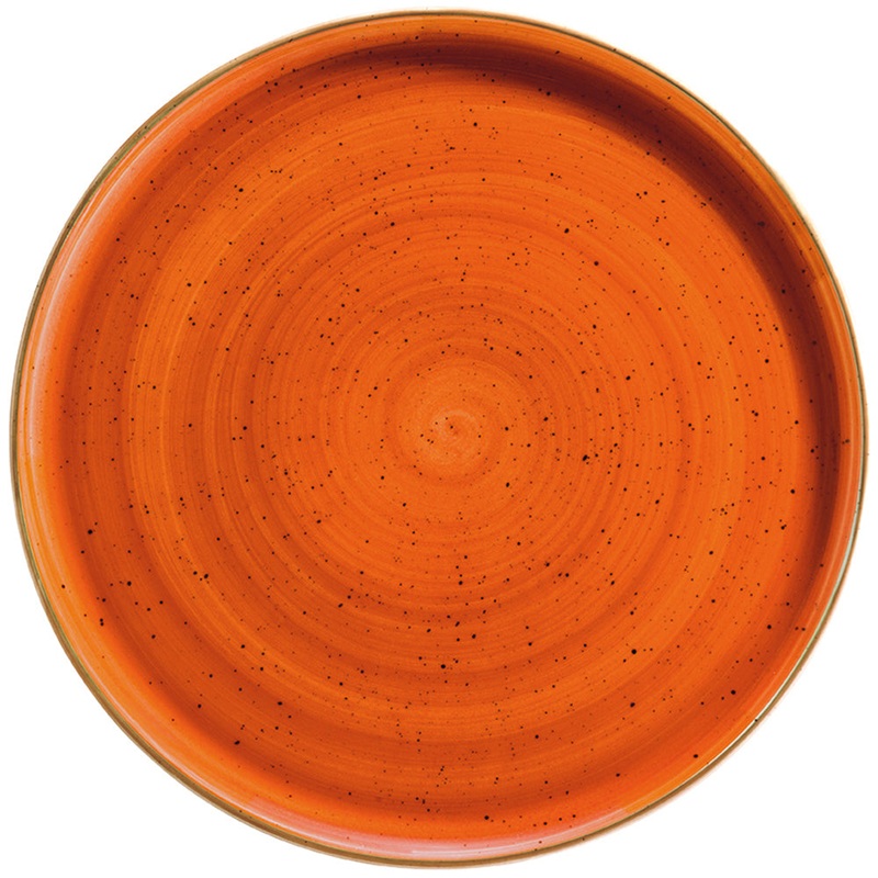 Terracota dia.12.75″ Round Terracotta Porcelain Plate