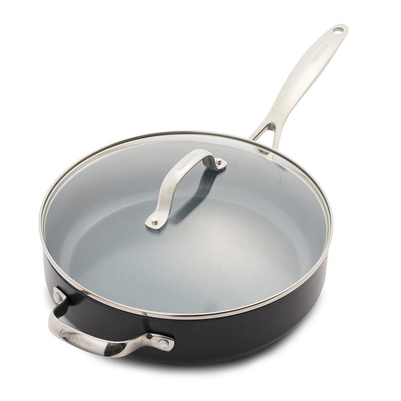 Valencia Pro Ceramic Nonstick 4.5-Quart Saut Pan with Lid