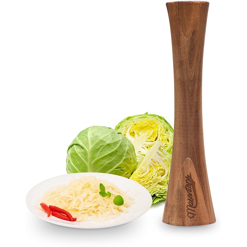 Acacia Wood Pickle Packer by Masontops