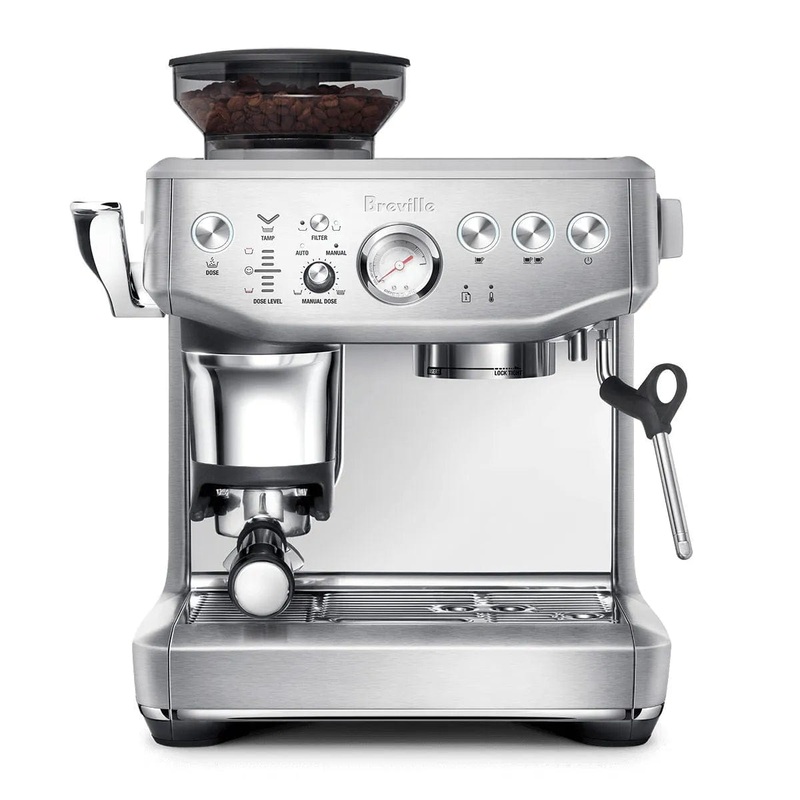 Breville The Barista Express Impress Semi-Automatic Espresso Machine BES876BSS (Brushed Stainless Steel)
