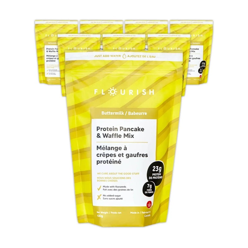 Flourish Buttermilk Protein Pancake & Waffle Mix (Case of 8)