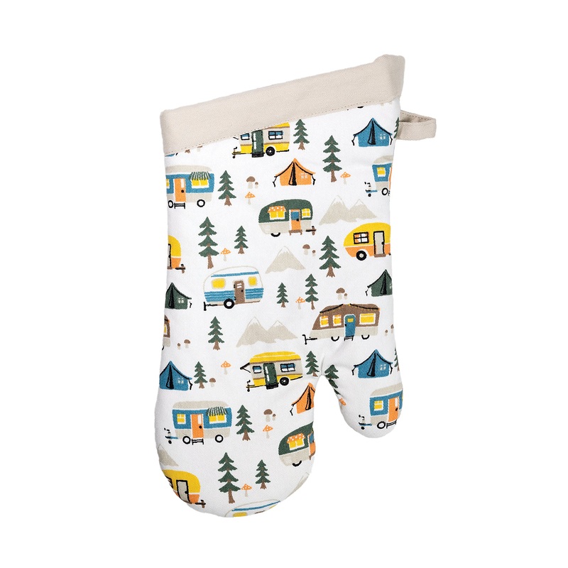 Mu Kitchen Oven Mitt- Happy Camper