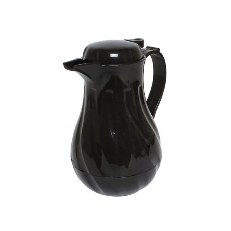 Swirl Double Wall Insulated Beverage Server – Thermal Coffee Carafe Server Pitcher Beverage Dispenser Coffee Water Tea Carafe for Keeping Hot Beverage