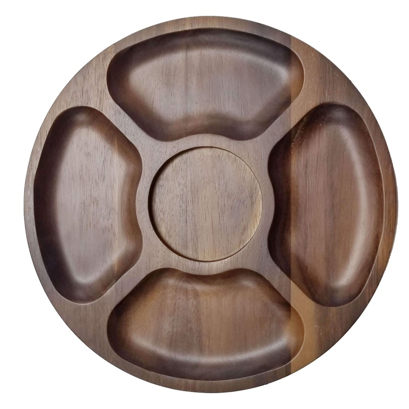 BergHOFF Acacia Wood Serving Platter, 13″