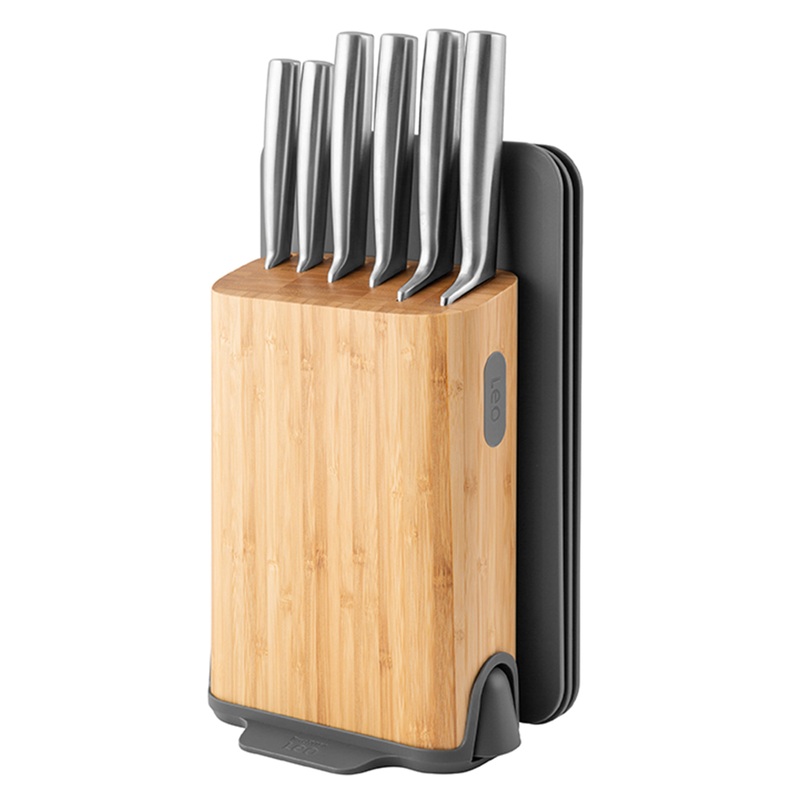 BergHOFF Leo Legacy Stainless Steel 11Pc Knife Block Set